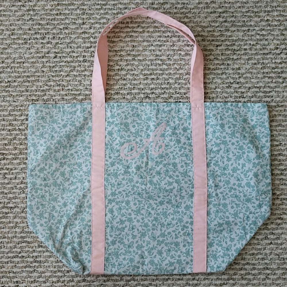 Letter "A"  Floral Bag